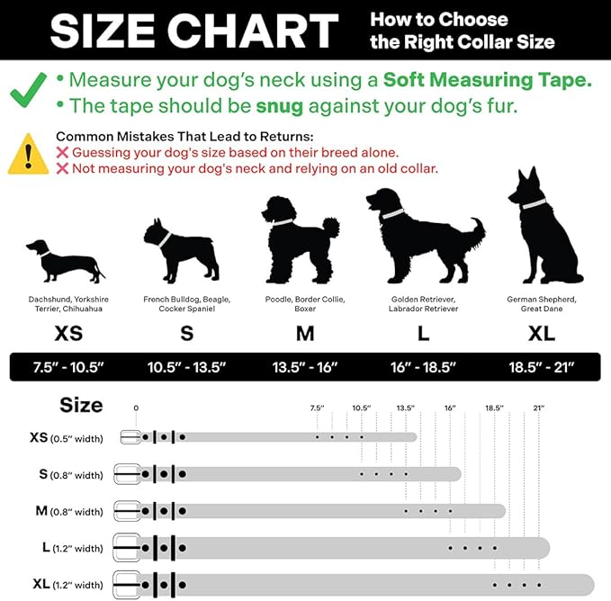 Classic Genuine Leather Dog Collar | Dog Collars for Medium Dogs, Small Dogs, Large Dogs & Extra Large Dog | Wide Dog Collar | Heavy Duty Dog Collar | Dark Brown (XS: 0.5" Wide for 7.5"-10.5" Neck)