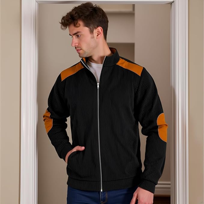 Men's Jacket for Winter Autumn Outdoor Windproof Coat Casual Fashion Zip Up Jacket