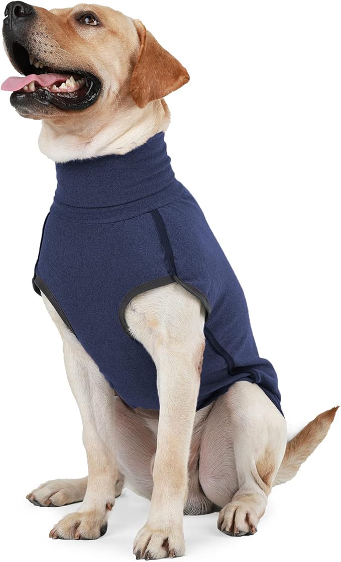 Dog Sweater Pullover Cold Weather Vest for Dogs Dog Sweatshirt & Jacket for Indoor and Outdoor Use (X-Large, Navy Blue)
