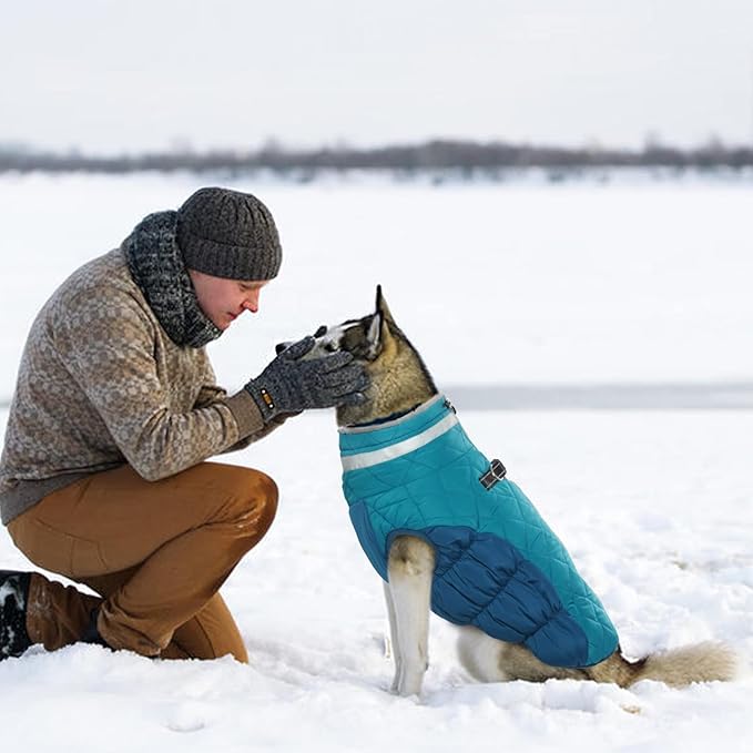 Small Dog Coat,Dog Jackets for Small Dogs,Warm Winter Jacket, Puppy Coat with Harness Built in,Waterproof Dogs Jacket,Puppy Cold Weather Coats,Winter Clothes Snowsuit Shih Tzu Bichon,S