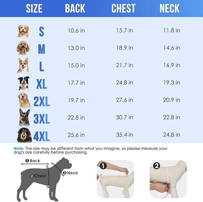 SlowTon Dog Hoodie Tie Dye - Warm Dog Sweater Hoodies with Pocket, Fall Winter Dogs Coat Jacket Pet Outfit Puppy Hooded Sweatshirt Clothes for Small Medium Large Dogs Boy Girl (Blue, 4XL)