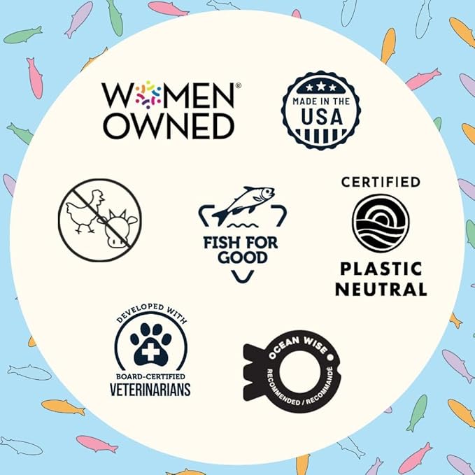 Chippin Giftable Soft Dog Treat | Wild-Caught Fish & Pumpkin Jerky for Dogs | Dog Birthday, Adoption, No Chicken, Grain-Free, Hypoallergenic | Made in USA, 4-Pack