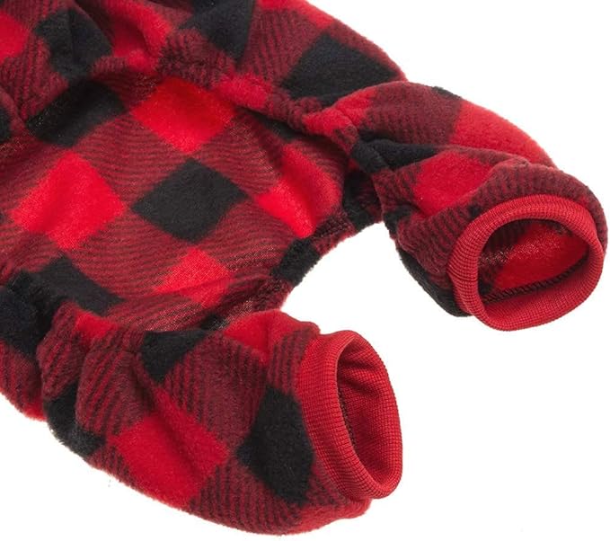 SCENEREAL Dog Pajamas for Small to Large Dogs Soft Pet Sweater Clothes Warm Puppy Onesie Outfits for Doggie Winter Christmas - Dog Jammies Pjs