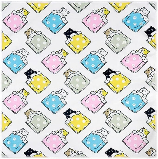 Cat Wrap for Cutting Nails Large Size 35.5in Self-Adhesive Cat Grooming Wrap Cat Nail Clipper Hammock Soft Cat Restraint Bag for Nail Clipping Cat Grooming Supplies(Under 22lbs)