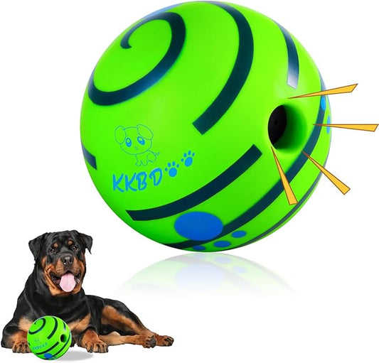 HYQ Small Dog Toys, Interactive Ball, Squeaky Toys for Small to Large Dogs - 5.91 inch
