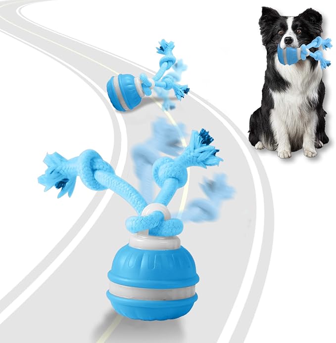 Interactive Dog Toys, Motion Activate Rolling Ball for Small Medium Large Dogs, Automatic Moving Toy, Interactive Dog Ball Stimulation Toy for Boredom Relief