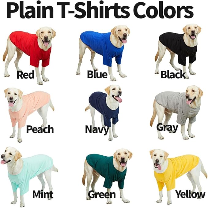 Dog Shirt for Small Dogs Plain T-Shirts Soft Breathable Dog Cotton Shirt pet Clothes (X-Small, Red)