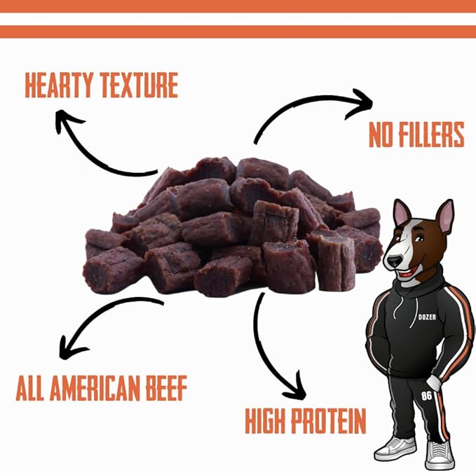Bully Boy's Famous Mini Beef Training Nibs Dog Treats | Free from Wheat, Corn, Soy, or Gluten | USA Sourced Ingredients | with Smokehouse Beef | Made in Utah | 15 oz - 2 Pack