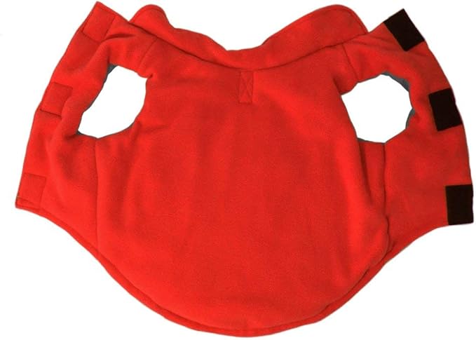 Gooby Sports Vest Dog Jacket - Black, Medium - Reflective Dog Vest with D Ring Leash Warm Fleece Lined Hook and Loop Closure for Small to Medium Dogs