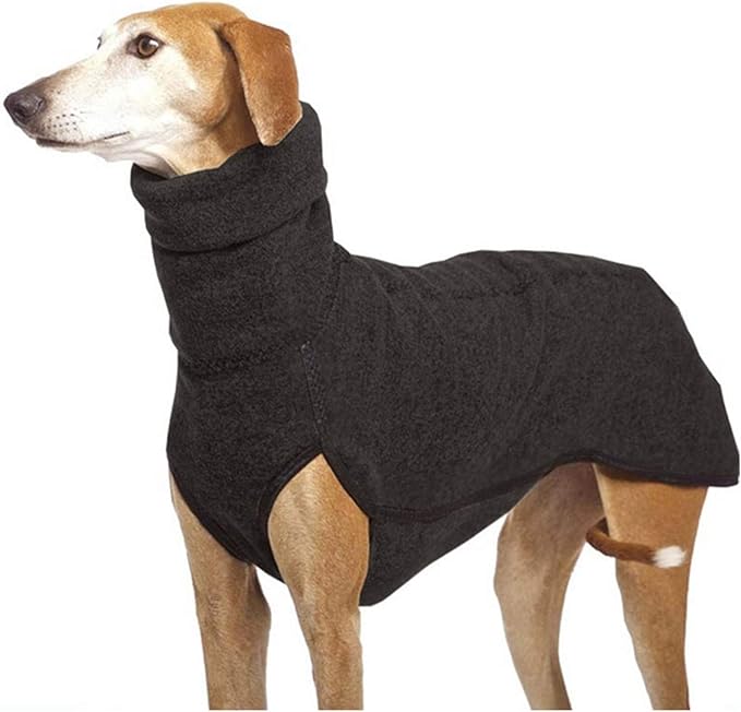 Esobo Fleece Dog Apparel Winter Warm Dog Coat Doggie Turtleneck Cozy Jacket Soft Shirt Vest Stylish Pet Outfits for Small Medium Large Dogs