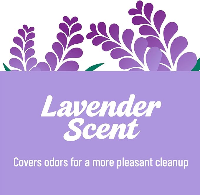 Extended Dog Poop Bags with Dispenser, 1000 Count, Pre-Separated, Lavender Scent, Eco-friendly Material, Extra Thick, 100% Leakproof, 8"x 15.6", Green