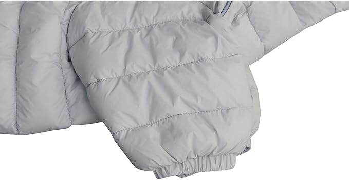 Dog Warm Jacket, Outdoor Snow Covered Reflective Windproof, Adjustable M/L Zippered Vest for Medium to Large Dogs (Off White) M