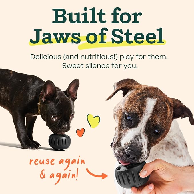 WOOF Power Chewer Pupsicle - Durable, Long-Lasting Dog Chew Toys for Aggressive Chewers - Keep Your Pup Busy - Easy to Clean - Toys for XL Dogs 75 lbs and Up