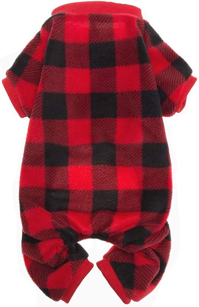 SCENEREAL Dog Pajamas for Large Sized Dogs - Soft Pet Sweater Clothes Pjs, Warm Comfy Puppy Coat Onesie Outfits for L XL XXL Doggie Winter, Holiday Christmas Dog Costume Jammies