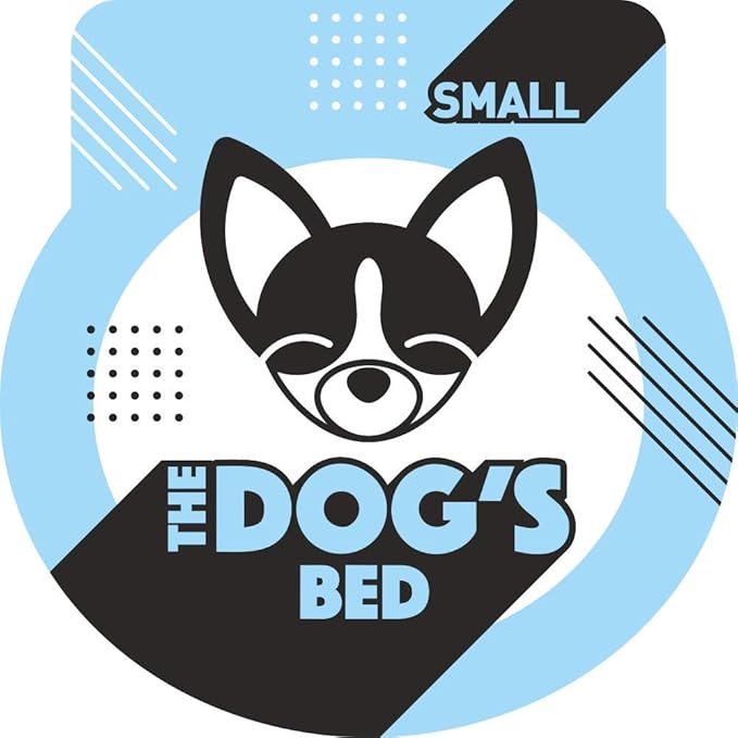 The Dog’s Bed Orthopedic Memory Foam Dog Bed, Small Blue/Red, Pain Relief for Arthritis, Hip & Elbow Dysplasia, Post Surgery, Lameness, Supportive, Calming, Waterproof Washable Cover