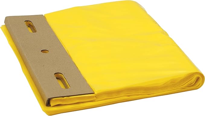 Zero Waste USA - The MITTN Bag® - MittN Dog Waste Header Bags with 7" gusset bottom creates a 'mitt' for easy pick-up - Fits all header dispensers - Yellow 20 headers = 2,000 Bags
