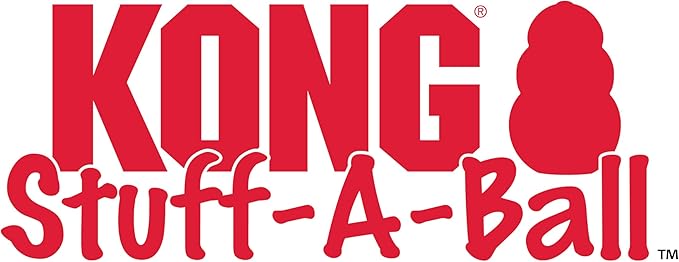 KONG Stuff-A-Ball - Durable Chew Toy for Dogs - Natural Rubber Dog Toy for Dental Health - Pet Toy for Chewing & Teeth Cleaning - Stuffable Toy for Dog Treats & Snacks - for Small Dogs