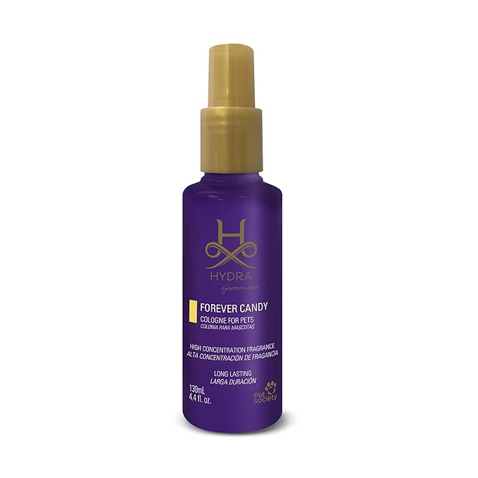Hydra Forever Candy Pet Cologne, Finishing Cologne for Dogs and Cats, Grooming Spray, 4.4 Ounces