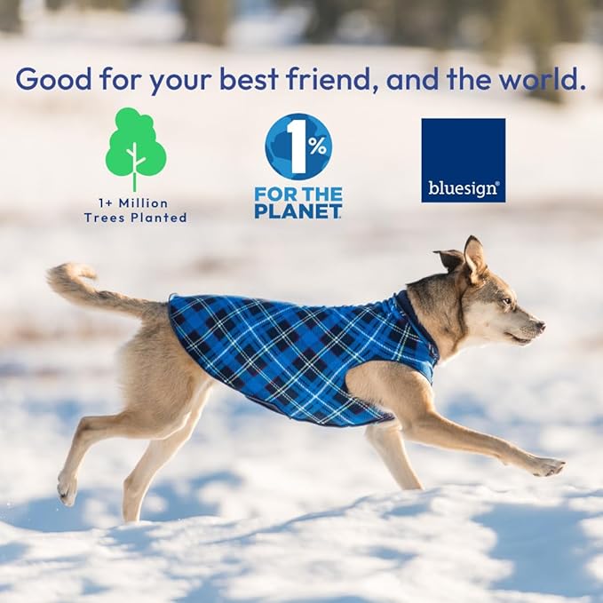 Goldpaw Duluth Double Fleece Dog Sweater Vest for Small Dogs - Soft, Stretchy Dog Fleece - Warm Pet Jacket for Fall and Winter - Premium Pet Outerwear - Machine Washable - Rose/Lavender - Size 10