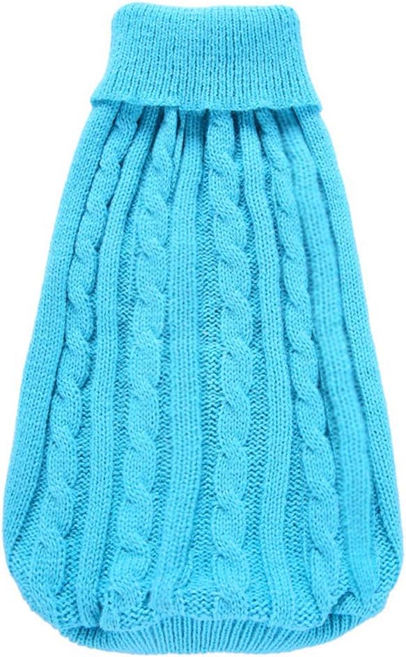 Dog Sweater for Small, Medium, Large Dogs - Warm Winter Classic Turtleneck Pet Clothes Coat for Puppies, Cats - Cute Christmas Sweaters for Girls Boys