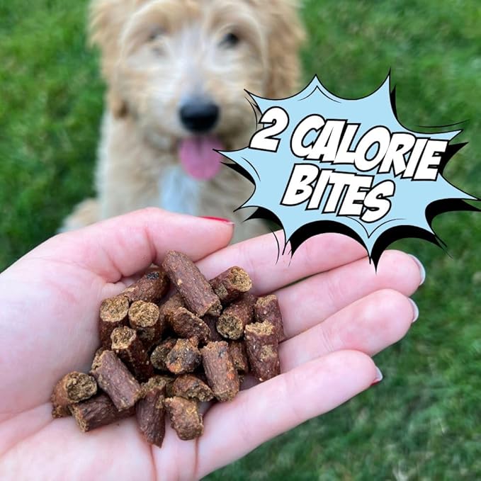Chippin Fish Jerky Natural Dog Training Treats | Made in USA, Grain-Free, Hypoallergenic & Human-Grade Protein | Puppies & Senior Dogs | Low Fat (4-Pack, Wild-Caught Fish)