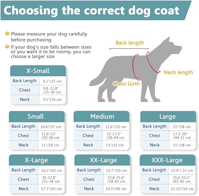 Fleece Hoodie, Windproof Waterproof Coat, Winter Warm Jacket for Dogs - Cold Weather Pet Apparel Clothes Vest for Small Medium Large (M, Mintgreen)