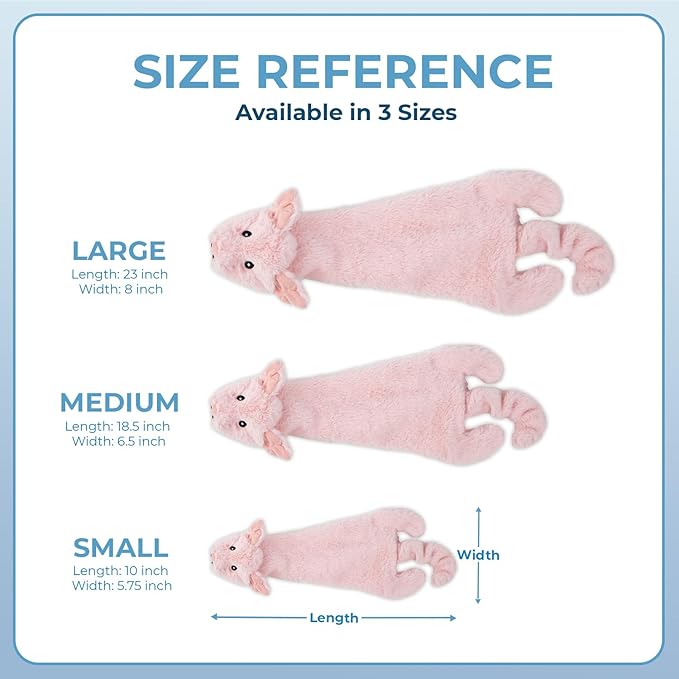 Best Pet Supplies Squeaky Dog Toys with Soft Durable Fabric for Small, Medium and Large Pets Interactive Toy for Indoor Play, Supports Active Biting and Play - 1Wild Duck, Pig, Small