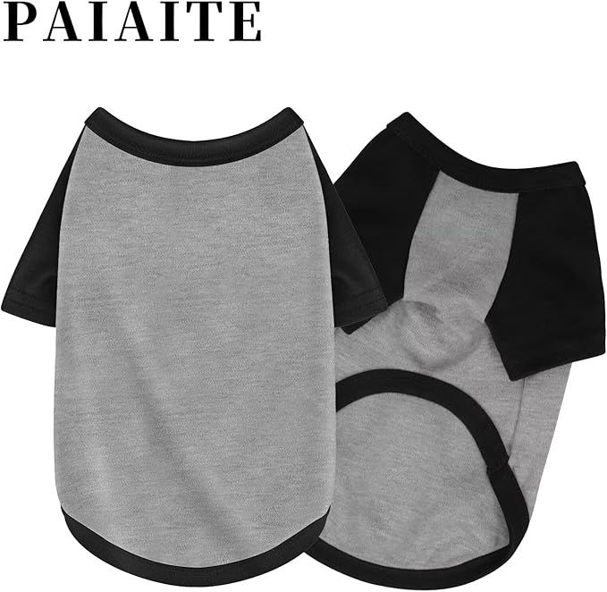 Stylish Grey Block Dog Shirt: Premium Polycotton Blend, Comfortable, Breathable, and Wrinkle-Resistant. Perfect Apparel for Small, Medium, & Large Dogs, a Must-Have for Pet Lovers XS
