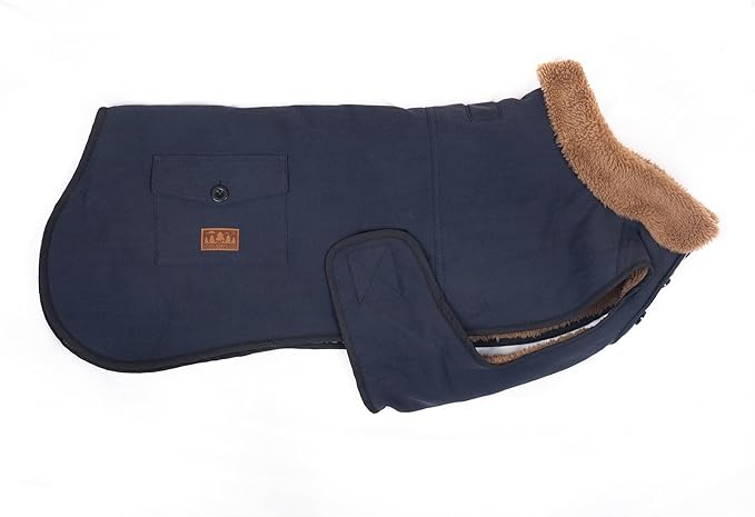 Sedona Dawn Dog Winter Jacket with Sherpa Fleece Lined Canvas for Medium and Large Breeds - Cold Weather Coat | 60 (L)