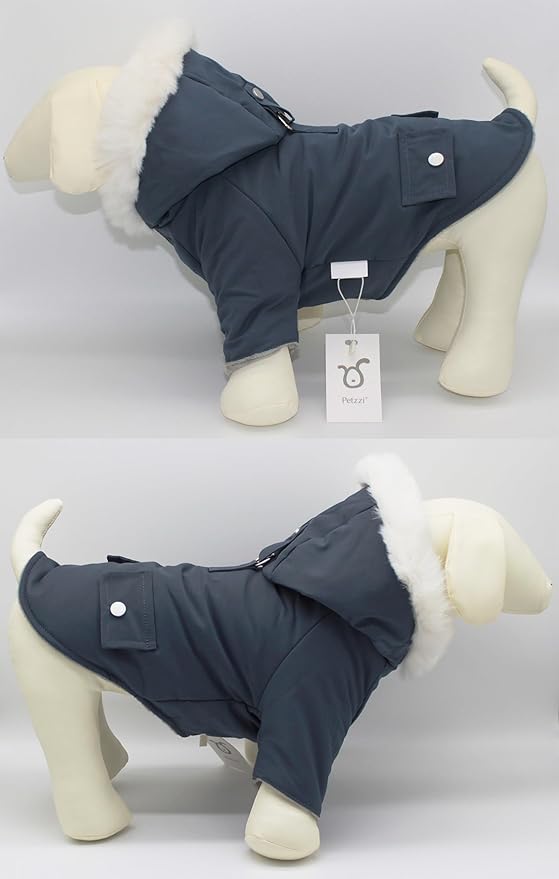 Pet Warm Dog Coat for Winter Cold Weather Dog Clothes Hooded Dog Jacket Small Puppies Medium Large Dog Cat Clothes Insulated Padded Snow Parka (XX-Large, Yellow)