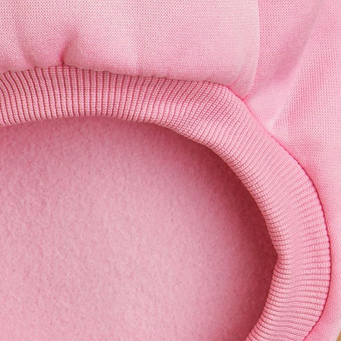 Puppy Sweater for Small Dogs Clothes Warm Winter Cat Clothe Pet Sweatshirt Knitwear Doggie Kitten Clothing, Pink, Medium