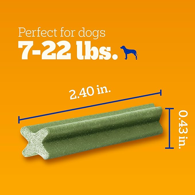 Pedigree Dentastix Small and Toy Breed Dog Treats, Fresh Flavor, (4) 51ct Bags (204 Treats Total)