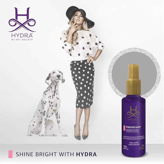 Hydra Forever Baby Pet Cologne, Finishing Cologne for Dogs and Cats, Grooming Spray, 4.4 Ounces