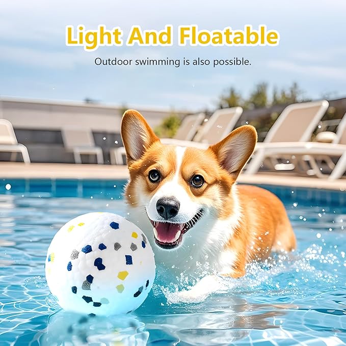 2Pcs Dog Balls Toys for Dog Aggressive Chewers, Interactive Pet Toys, Tennis Balls for Large Medium Small Puppy for Training Fetching Throwing Catching Interactive Play, Swimming, Water Floats Toys