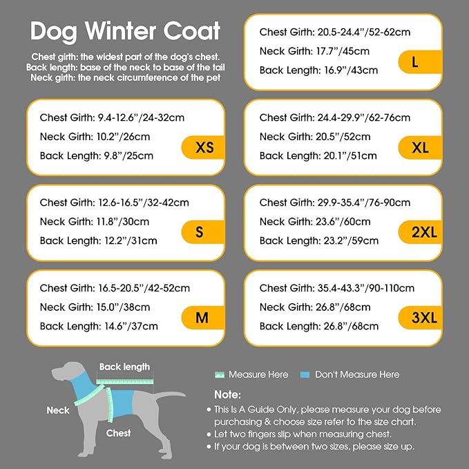 Dog Winter Coat Warm Padded Puppy Jacket Windproof Water Resistant Clothes for Small Medium Large Pets Christmas Sweater Outfit Vest(Grey, XL)