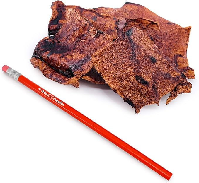 ValueBull USA Rawhide Chips, Natural Beef Flavor, 200 Count Bulk Pack - Natural & Safe, USA Beef Hide, Long Lasting, Chemical Free, No Artificial Flavors
