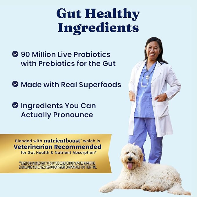 Solid Gold Toy & Small Breed Dry Dog Food Small Bites – Real Lamb, Grain Free, Gluten Free, High Fiber Healthy Kibble w/Probiotics for Gut Health & Digestion Support– All Ages NutrientBoost –3.75LB