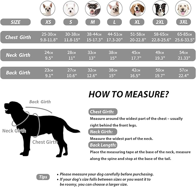 Windproof Waterproof Dog Coat Fleece & Cotton Lined Warm Jacket, Cold Weather Pet Apparel Clothes Vest for Small Medium Large Dog (XL, Silver)