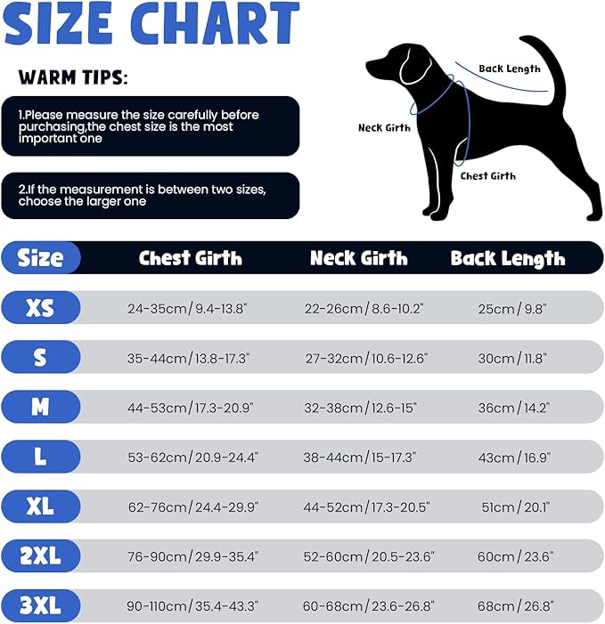 Warm Dog Coat,Waterproof Jacket in Winter Adjustable and Reversible Doggy Fleece Outfit,Thick Clothes with Foldable Collar for Puppy in Cold Days,XL RoyalBlue