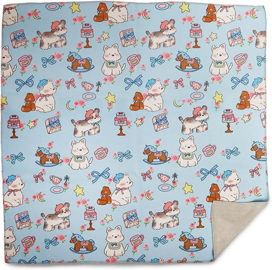 Cat Wrap for Cutting Nails Large Size 27.5in Self-Adhesive Cat Grooming Wrap Cat Nail Clipper Hammock Soft Cat Restraint Bag for Nail Clipping Cat Grooming Supplies(Under 13lbs)