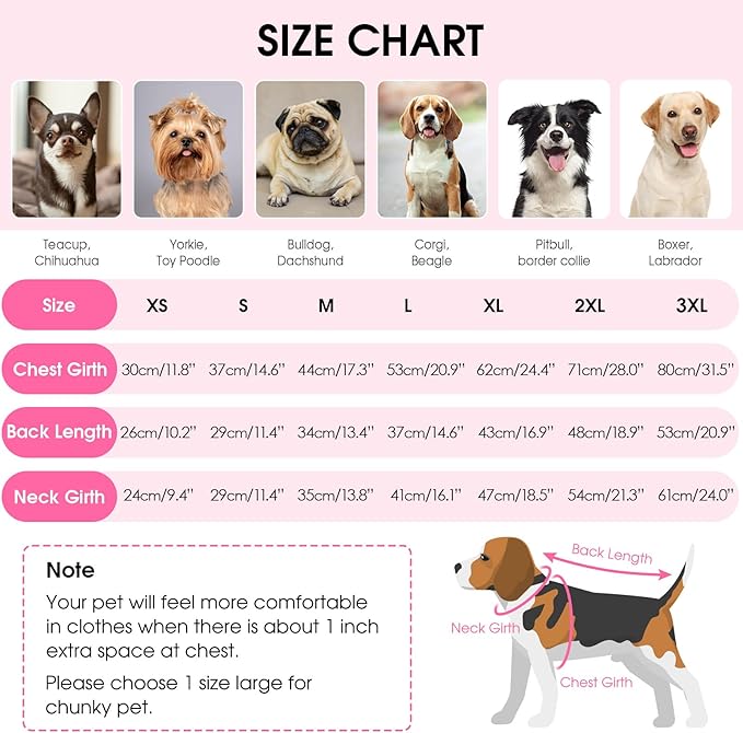 Queenmore Small Dog Sweaters, Dog Sweaters for Small Dogs Male, Pet Sweaters with Check Pattern, Soft Warm Plaid Pull-on Cat Knitwear, Pink S