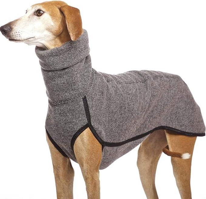 Esobo Fleece Dog Apparel Winter Warm Dog Coat Doggie Turtleneck Cozy Jacket Soft Shirt Vest Stylish Pet Outfits for Small Medium Large Dogs