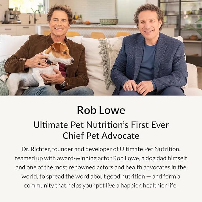 ULTIMATE PET NUTRITION Nutra Complete, 100% Freeze Dried Veterinarian Formulated Raw Dog Food with Antioxidants Prebiotics and Amino Acids, (3 Pound (Pack of 2), Beef)