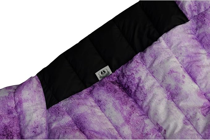 Lovelonglong Dog Coat Dog Warm Jacket, 4 Legs Covered Waterproof Windproof Reflective Warm Dog Vest, Zippered Adjustable Outdoor Dog Snow Jacket for Small Medium Large Dogs micai-Purple L