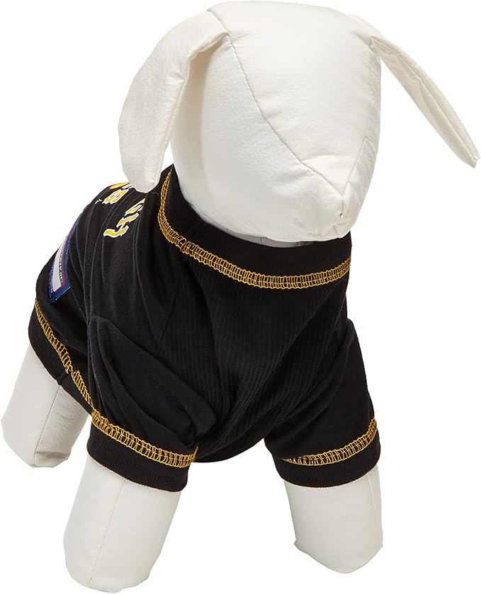 MLB Pittsburgh Pirates Dog T-Shirt, X-Large. - Licensed Shirt for Pets Team Colored with Team Logos. - Premium Stretchable Materials for The Comfort of Your Dog & cat.