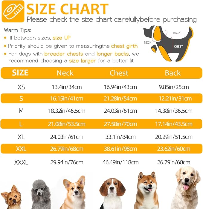 Dog Winter Coat with Harness, Dog Jacket, Pet Clothes with Zipper on Back, Waterproof Windproof Warm Vest, Reflective Cold Weather Coats, for Small Medium Large Dogs, Thick, Black, S