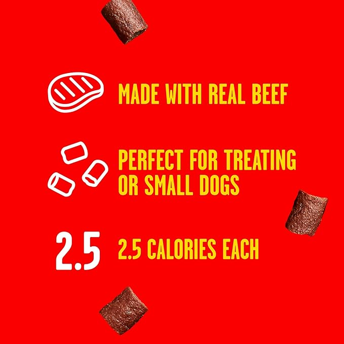 Pup-Peroni Training Dog Treats, Original Beef Flavor, 5.6 Ounce (Pack of 8), Made with Real Beef, Bite Size Rewards
