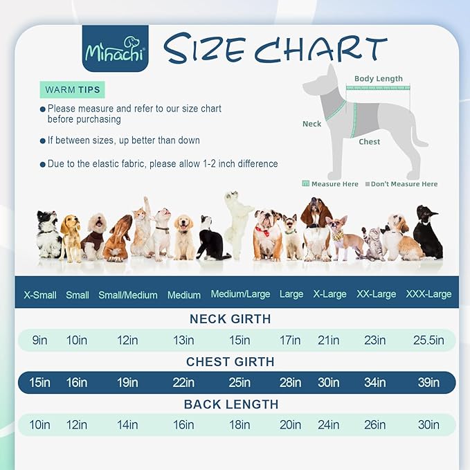 Mihachi Turtleneck Dog Sweater - Winter Coat Apparel Classic Cable Knit Clothes with Leash Hole for Cold Weather, Ideal Gift for Pet in New Year Grey S
