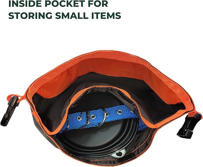 FXW Dog Food Travel Bag，Large Capacity for Travel Kibble Storage Perfect for RV Road Trips, Camping, Longterm Dog Boarding Gear Accessories Gray, 85 Cups