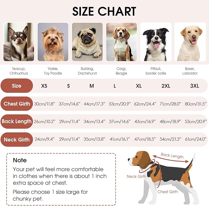 Queenmore Small Dog Sweater, Long Sleeve KnitSweater with Check Pattern, Warm Plaid Doggie Sweaters for Small Medium Dogs, Solid Pull-on Cat Knitwear, Saddle Brown S